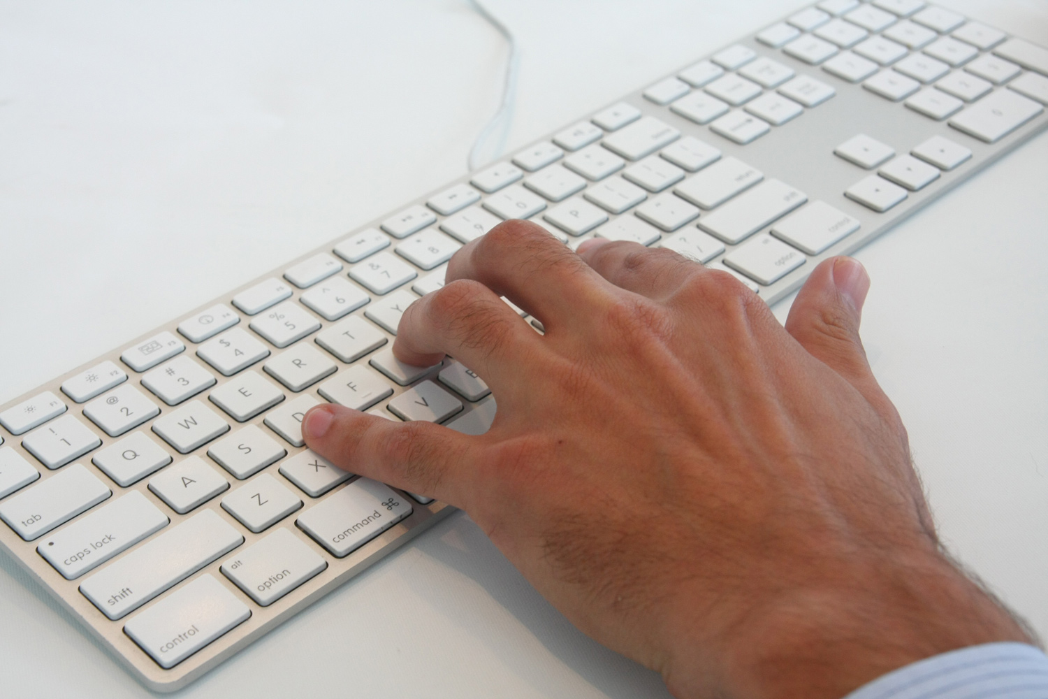 Male Typing