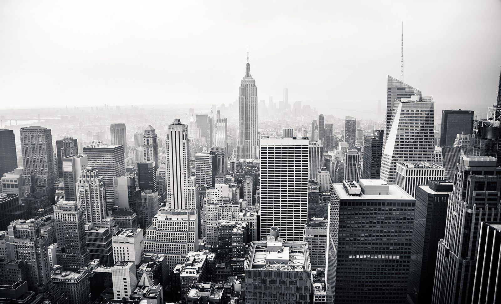 NYC Skyline BW
